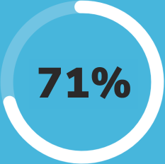 71 percent Icon