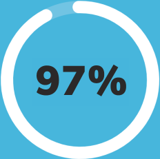 97 percent Icon